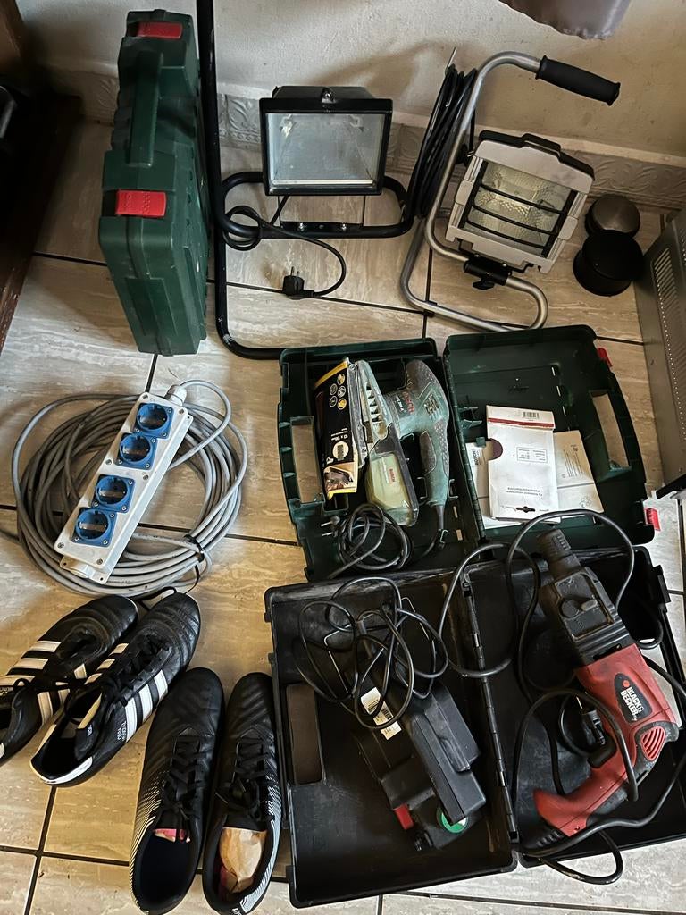 Diverse gereedschap en bouwlampen, Doe-het-zelf en Verbouw, Gereedschap | Boormachines, Gebruikt, Overige typen, 600 watt of meer