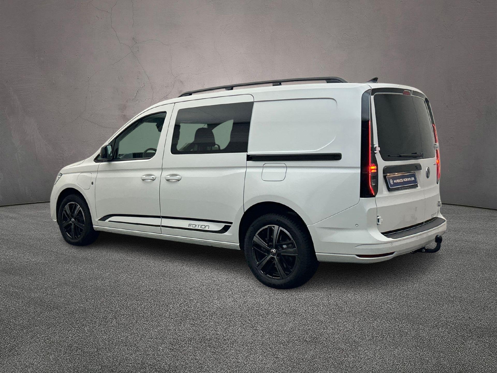 Volkswagen Caddy Cargo Flexible Maxi 1.5 TSI eHybrid Limited, Auto's, Bestelauto's, Stof, 4 cilinders, 150 pk, Wit