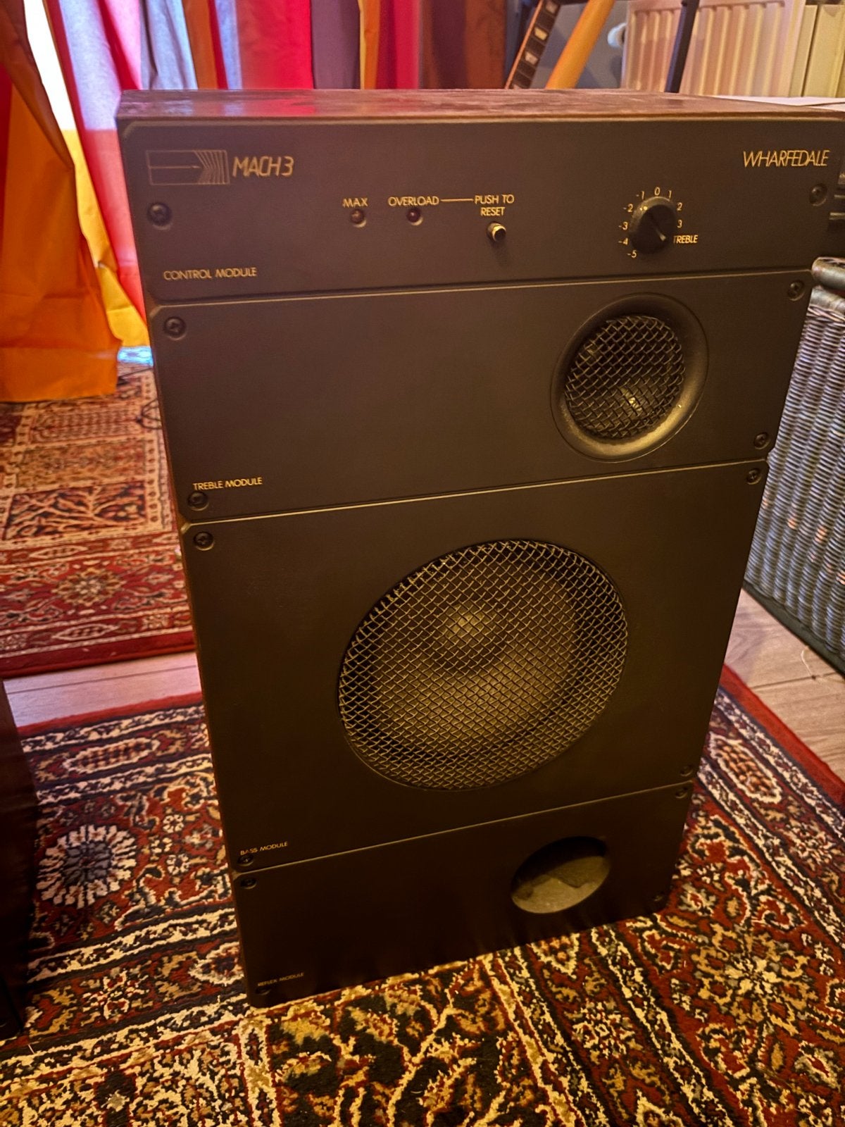 Wharfedale Mach 3 Speakers, Ophalen, Vloerstaande luidspreker, Gebruikt, Wharfedale