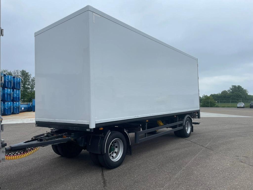 Pacton AXZ220 2-assige Geïsoleerde schamel aanhangwagen/APK, Overige brandstoffen, Origineel Nederlands, Bedrijf, Aanhangers en Opleggers