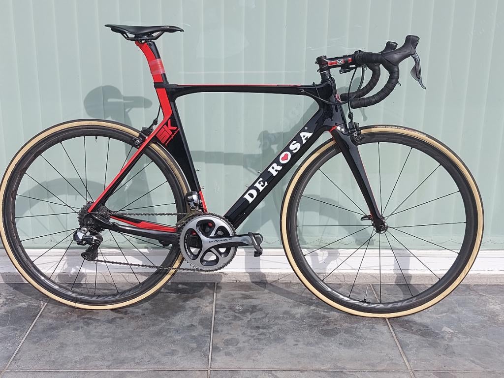 De Rosa Pininfarina SK - 54 - Dura Ace, Carbon, Velgrem, Zo goed als nieuw, Meer dan 20 versnellingen