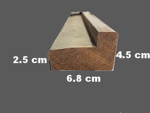 26 Hardhouten Hoekbalken 2.70 m lang  - nr: HB31, Ophalen, 250 cm of meer, Overige typen, Hardhout