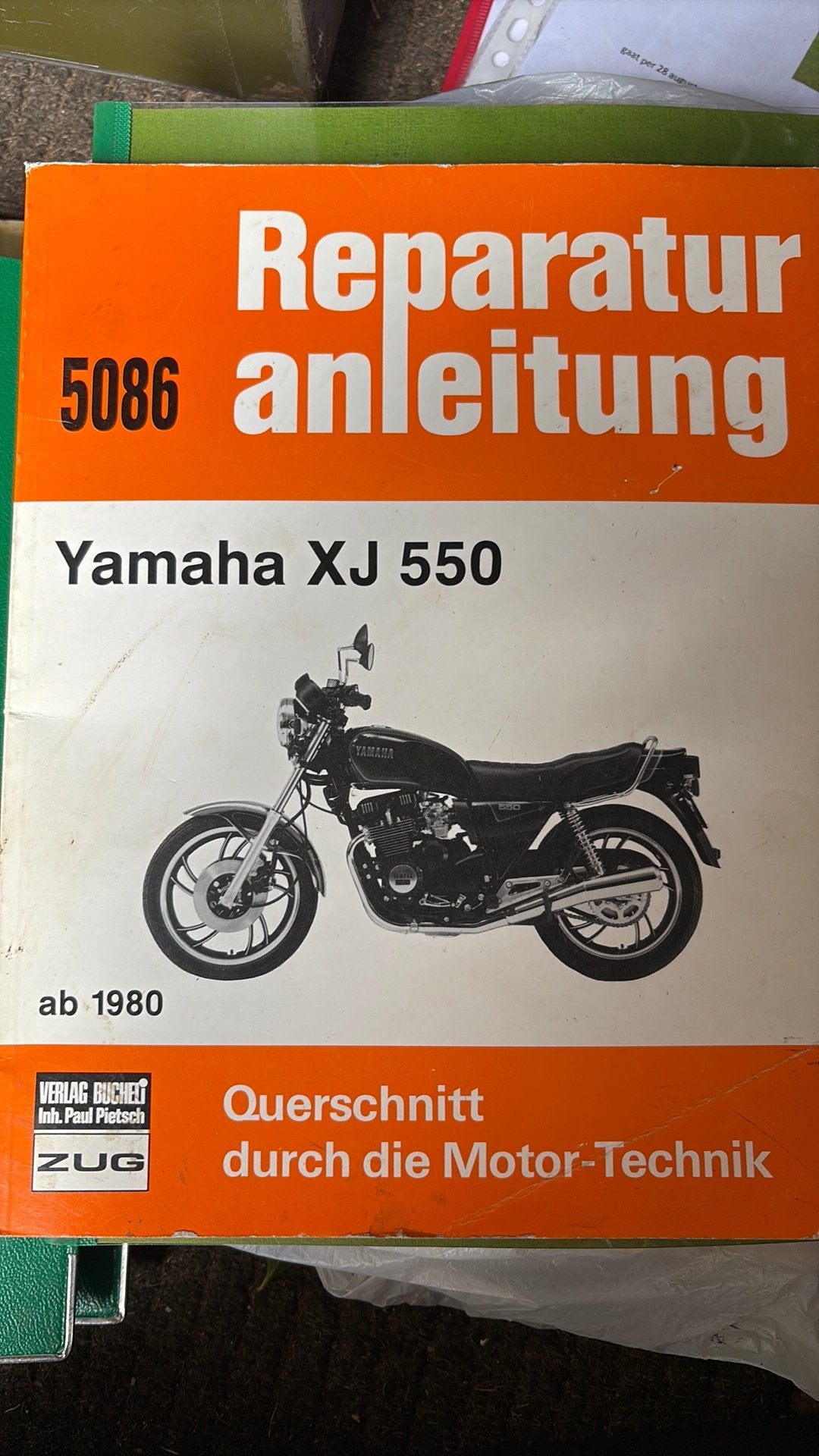 Werkplaats handboek yamaha XJ 550, Motoren, Ophalen of Verzenden, Yamaha