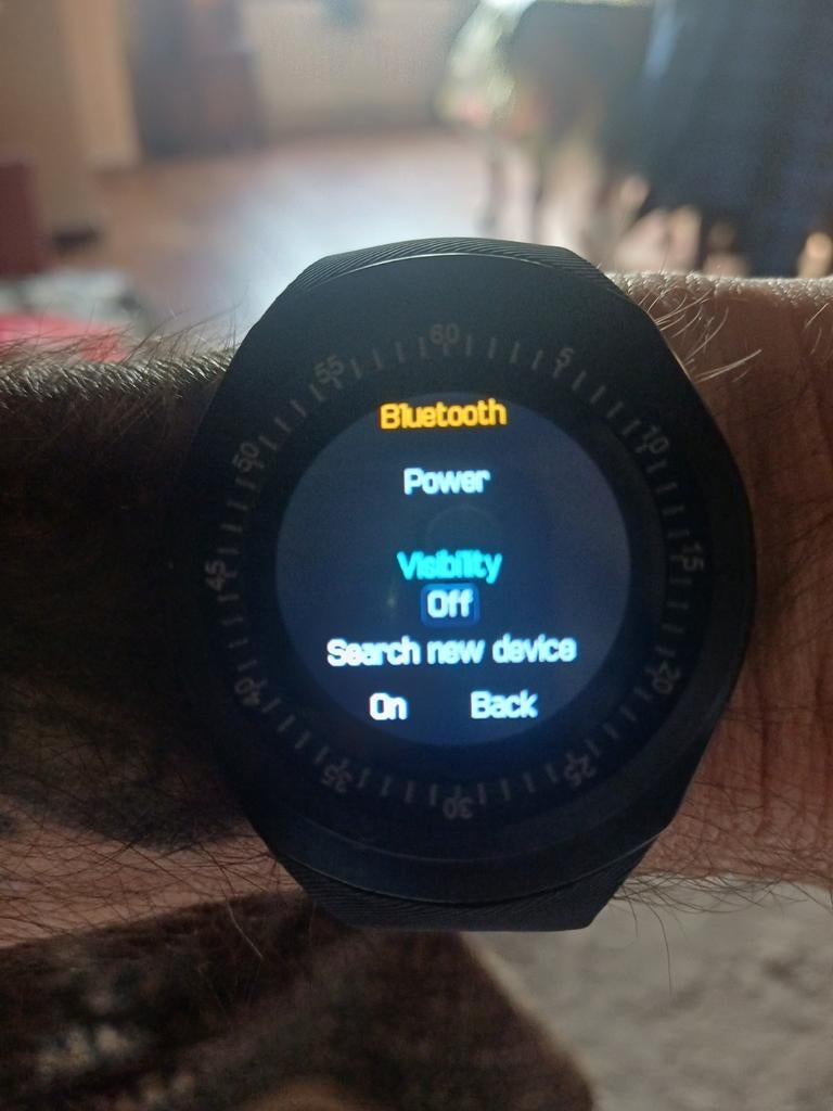 Smartwatch in goede staat, Gebruikt, Onbekend, Zwart, Ophalen of Verzenden