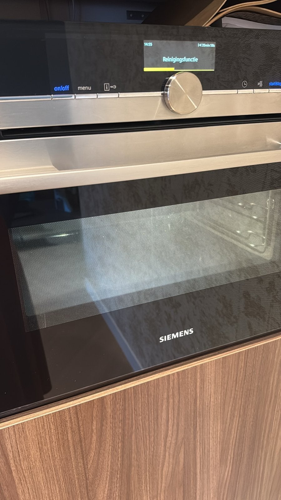Siemens combi-oven met zelfreinigingssysteem, Ophalen, Hete lucht, Siemens, Inbouw