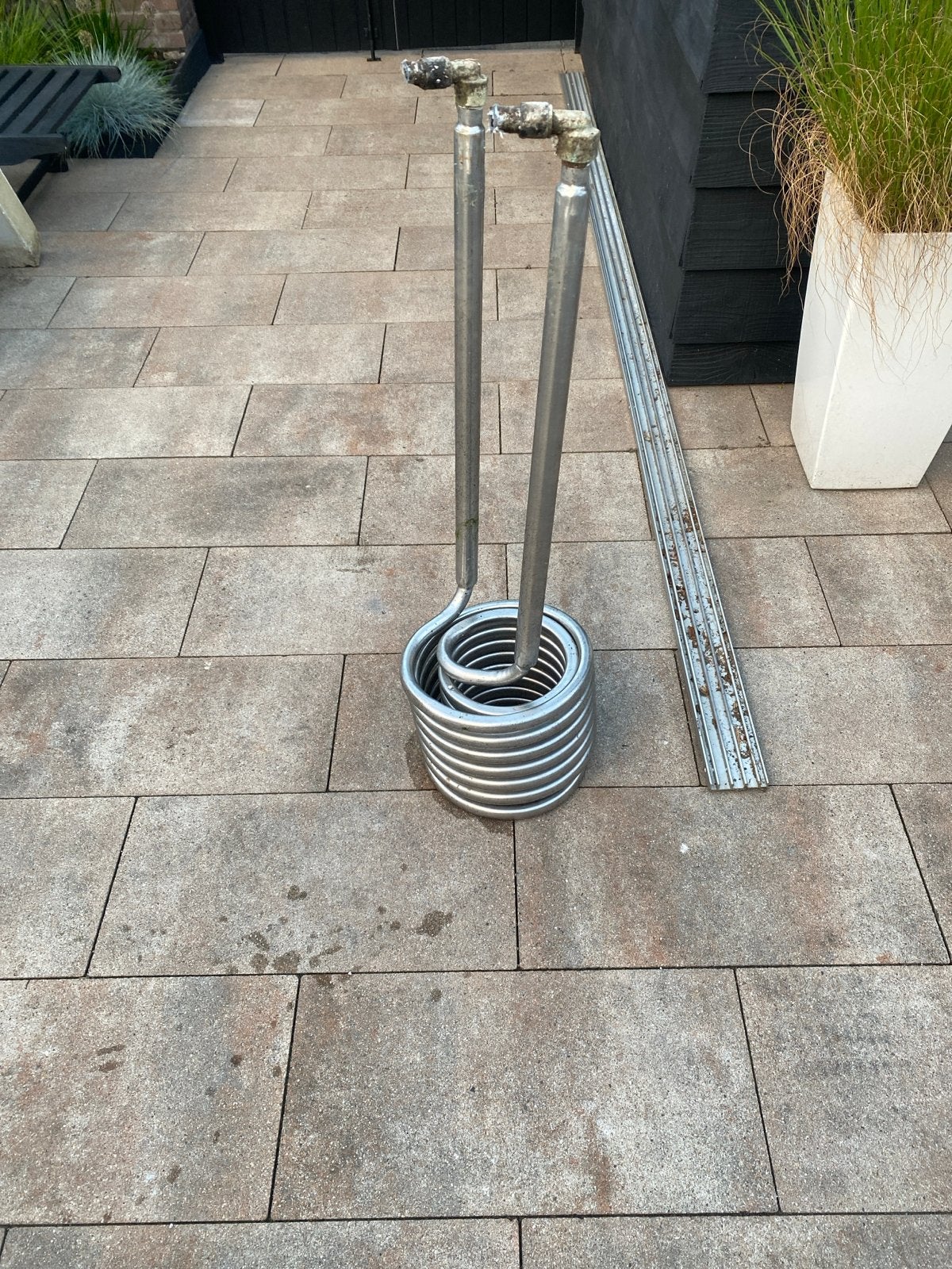 RVS verwarmings/koeling spiraal 30cm x 100cm, Ophalen, Gebruikt, Overige typen, Minder dan 60 cm