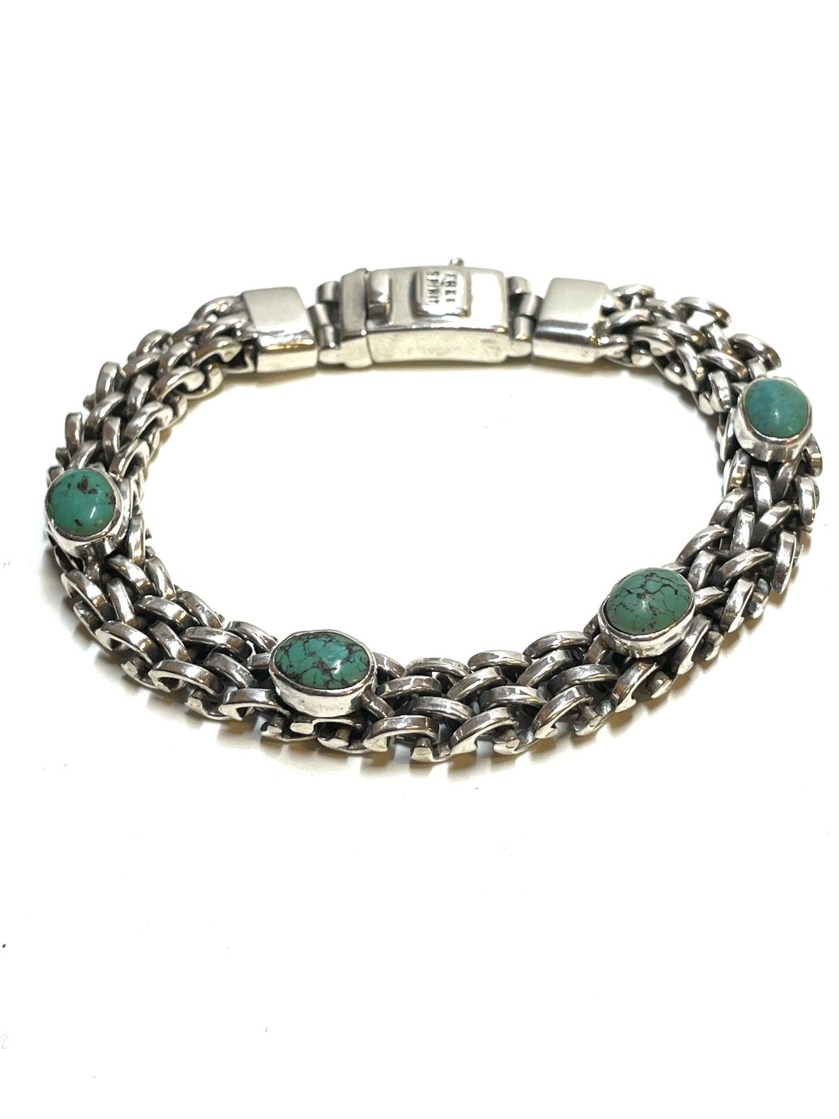 925 zilver Free Spirit armband met turquoise, -, -, Ophalen of Verzenden, Zo goed als nieuw