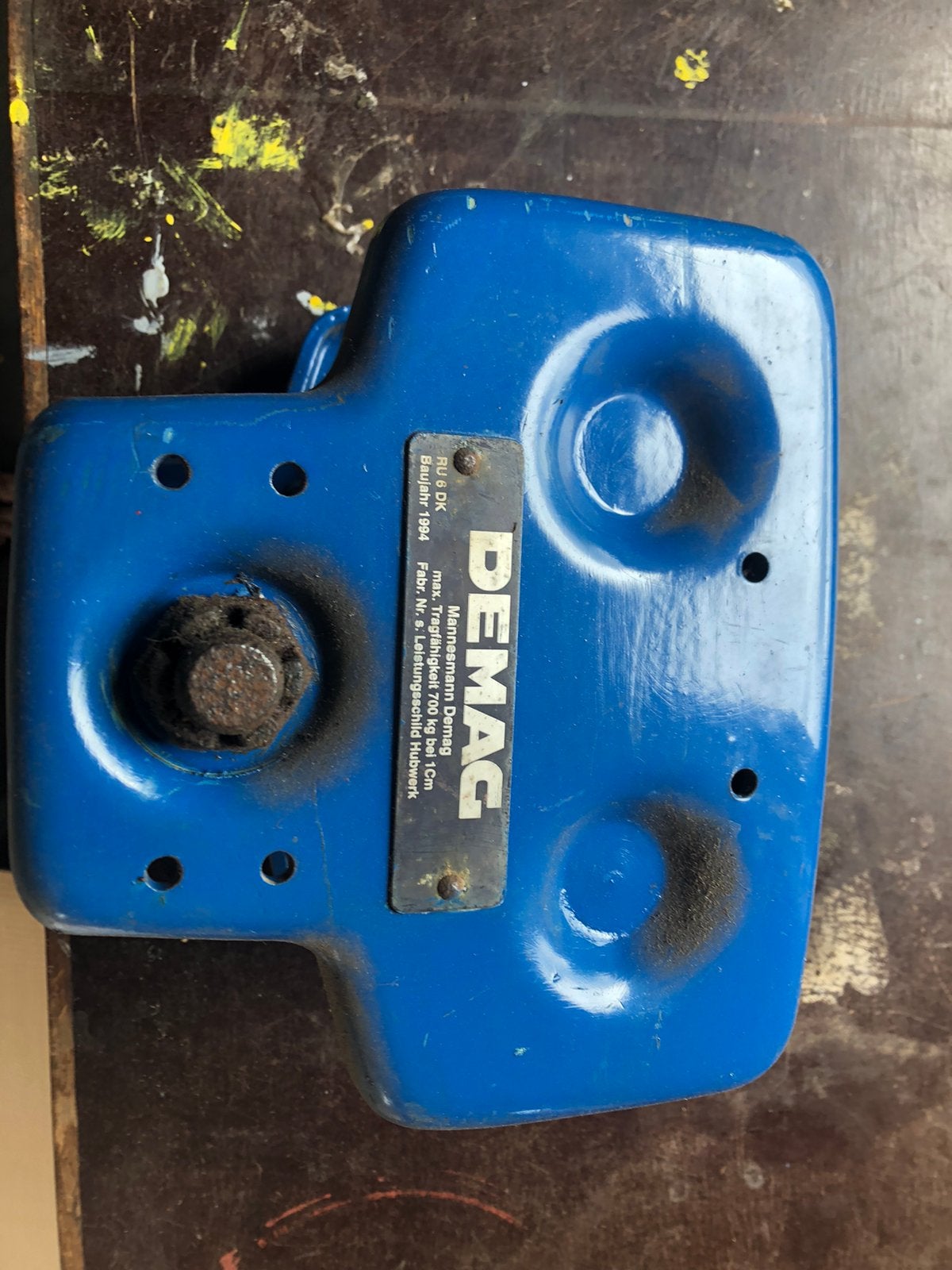 Demag loopkat dubbel, verstelbaar., Ophalen, Gebruikt, Handmatig