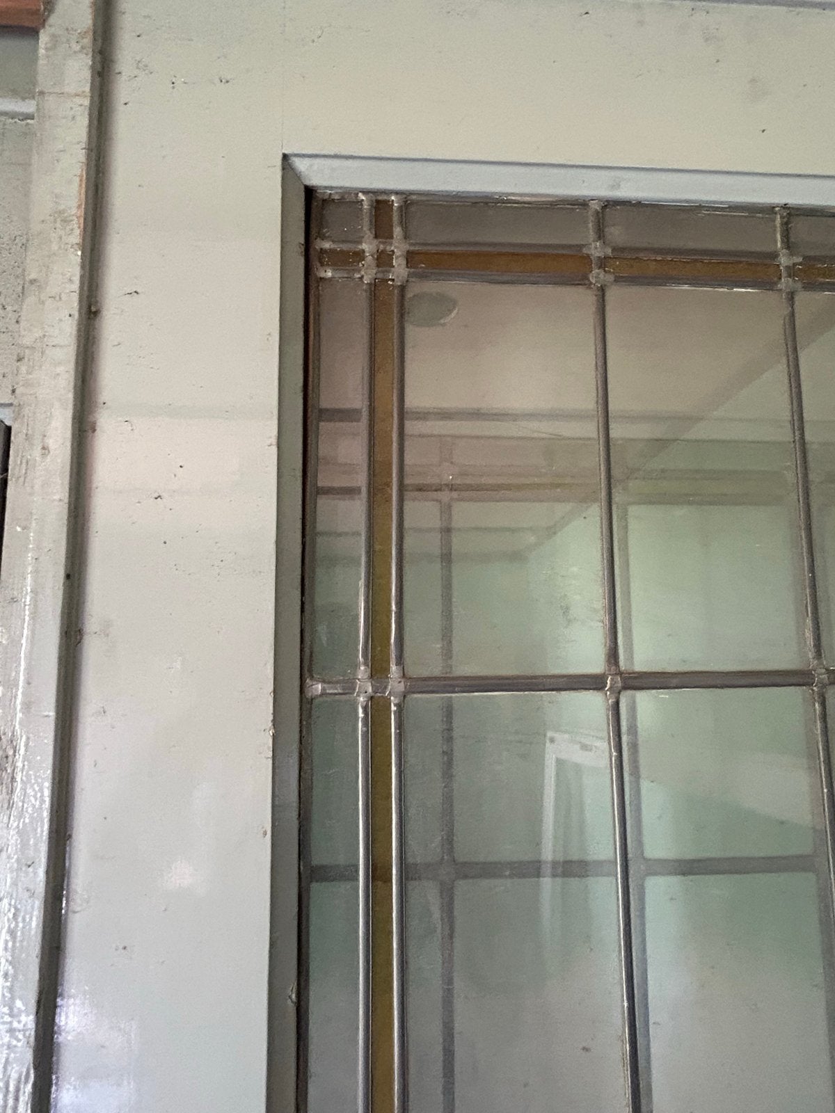 Oude binnendeuren met glas-in-lood, Ophalen, Gebruikt, 80 tot 100 cm, Binnendeur