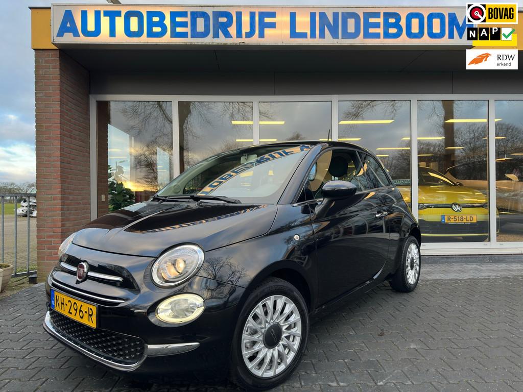 Fiat 500 0.9 TwinAir Turbo Lounge/Cruise Control/Panoramadak, Voorwielaandrijving, Stof, Gebruikt, Startonderbreker