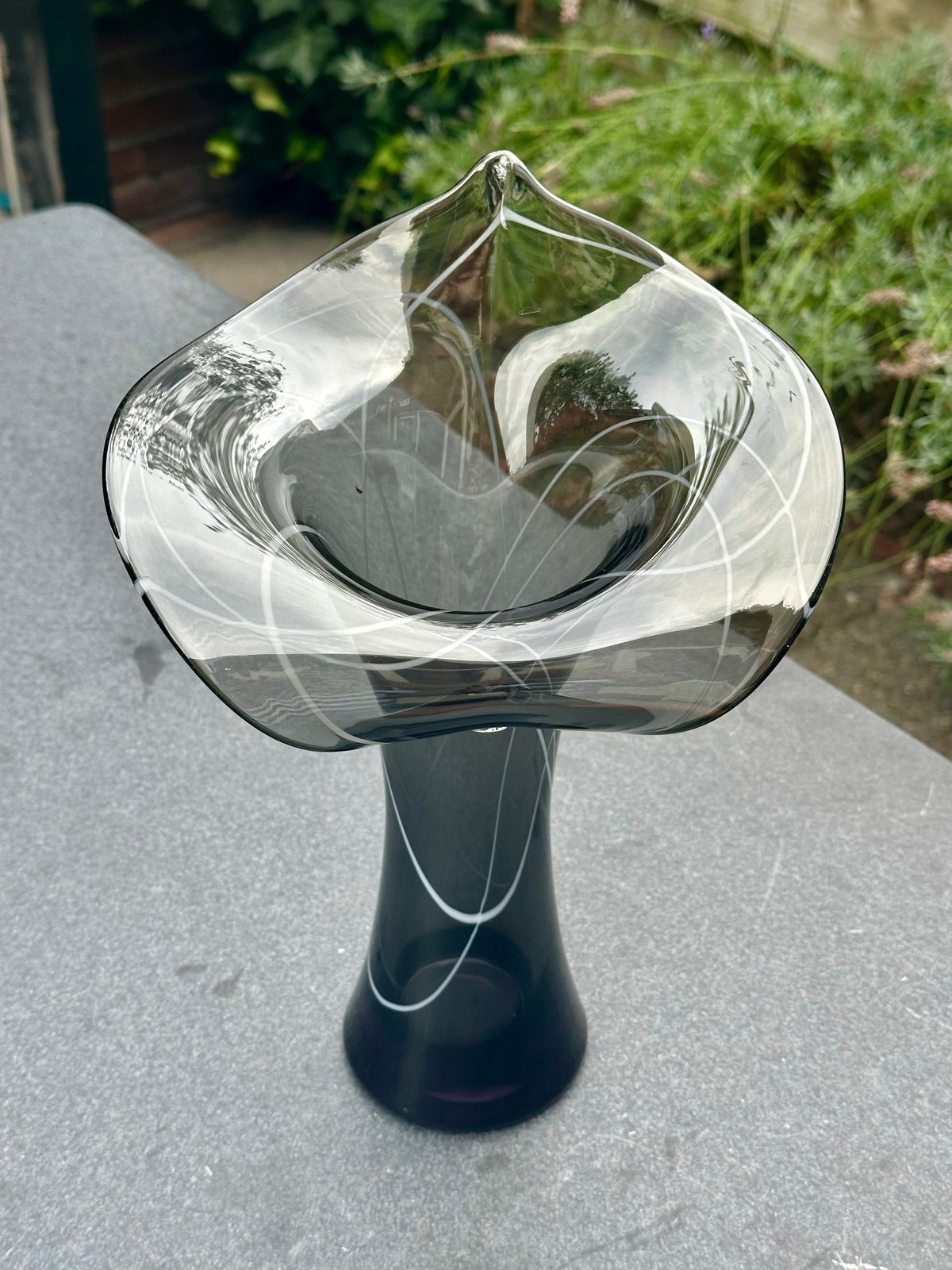 Unieke mondgeblazen vaas Murano, Ophalen of Verzenden