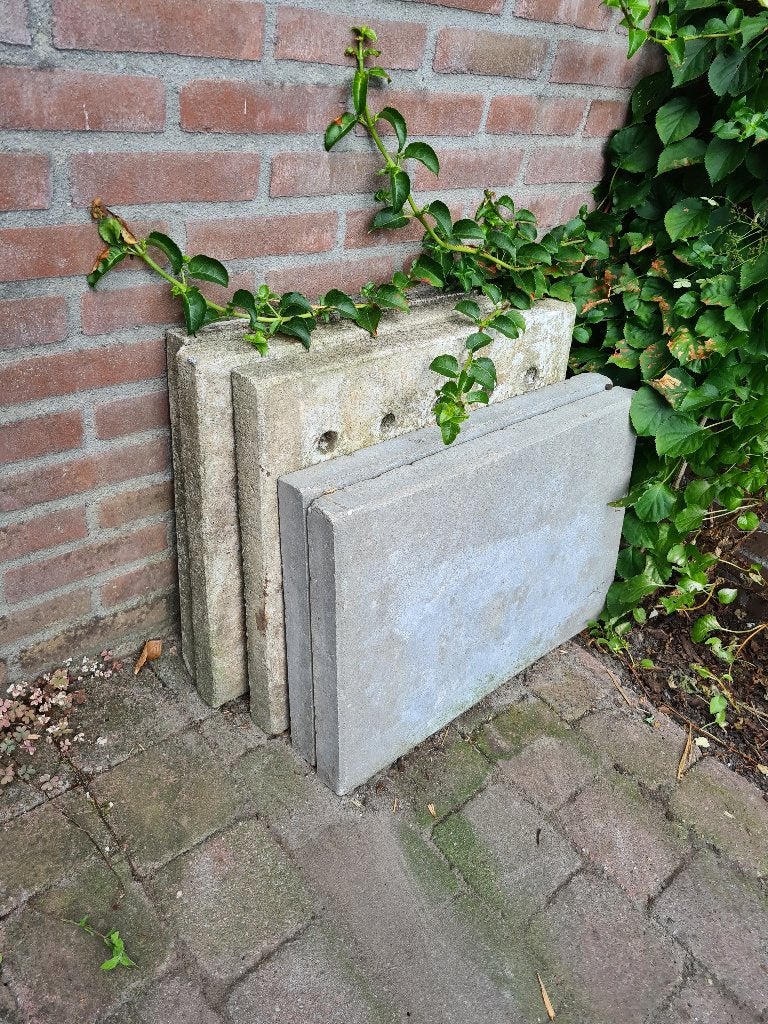 Tegels, Ophalen, Gebruikt, Beton, Terrastegels