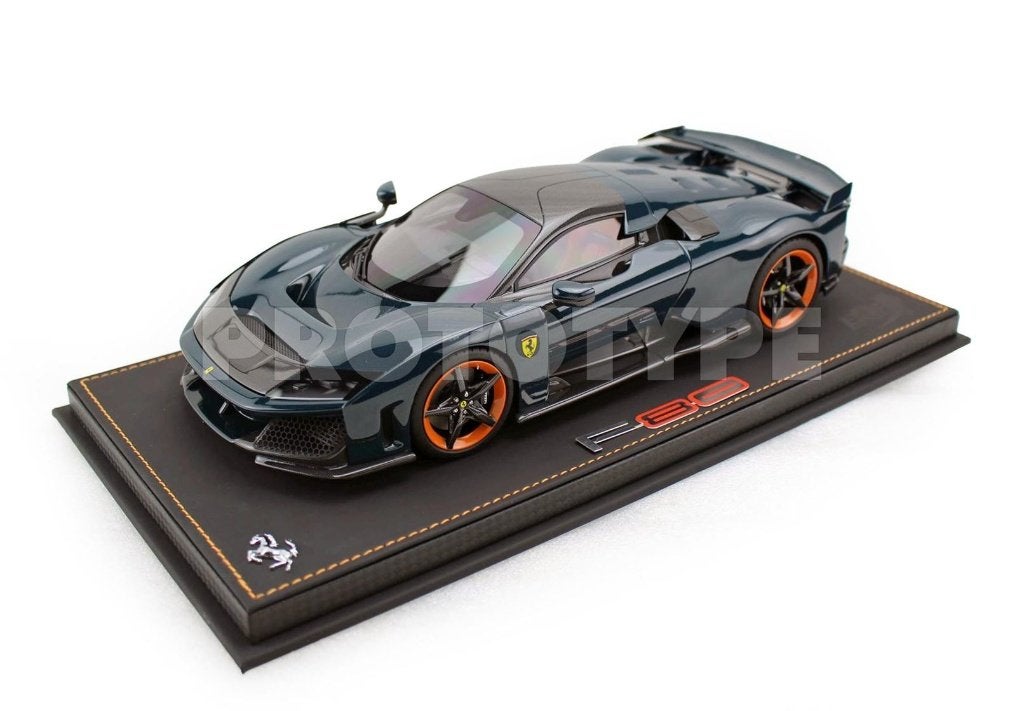 Ferrari F80 carbon blue BBR 1:18 NIEUW ! C4F, Hobby en Vrije tijd, Overige merken, BBR, ., Nieuw