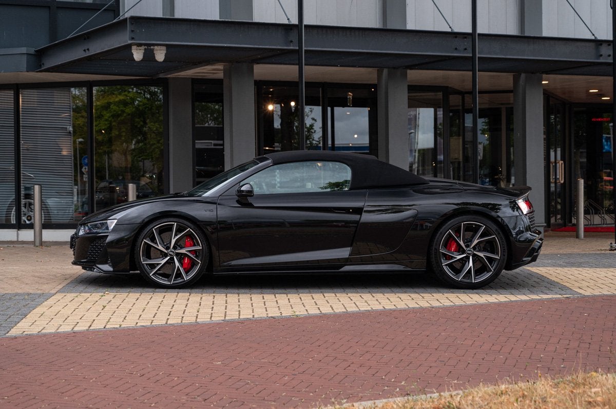 Audi R8 Spyder V10 Performance (bj 2020, automaat), Auto's, Audi, Automaat, Gebruikt, Euro 6, Overige kleuren