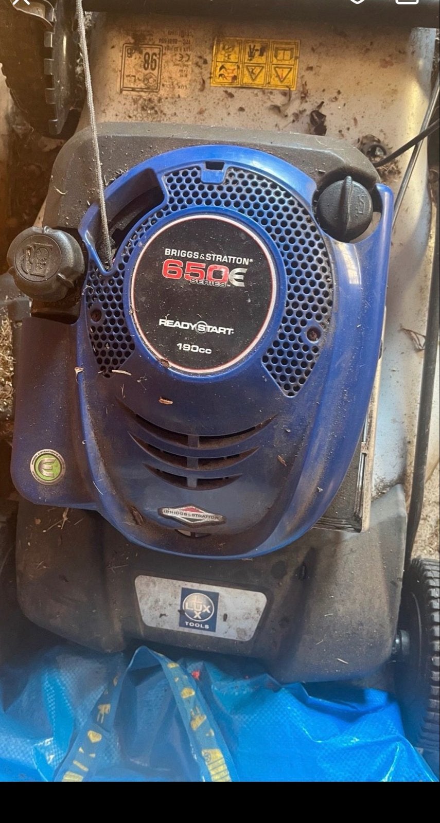 Briggs & Stratton 650E Benzine Grasmaaier 190cc, Cirkelmaaier, Gebruikt, Ophalen of Verzenden, Benzine-grasmaaier