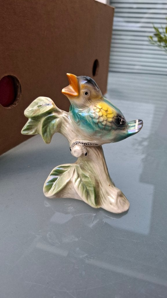 Vintage beeldje vogel made in Holland, Verzenden, Zo goed als nieuw, Dier