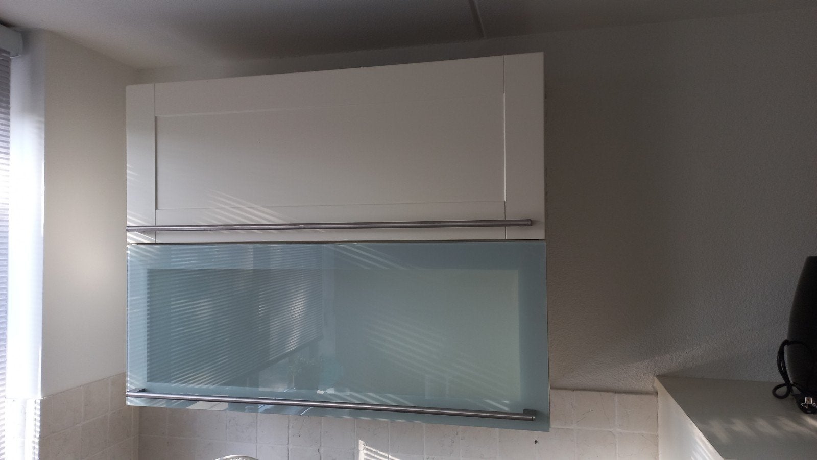 Bovenkastje keuken 100 cm met greep, Ophalen, Gebruikt, Beige, 50 tot 100 cm