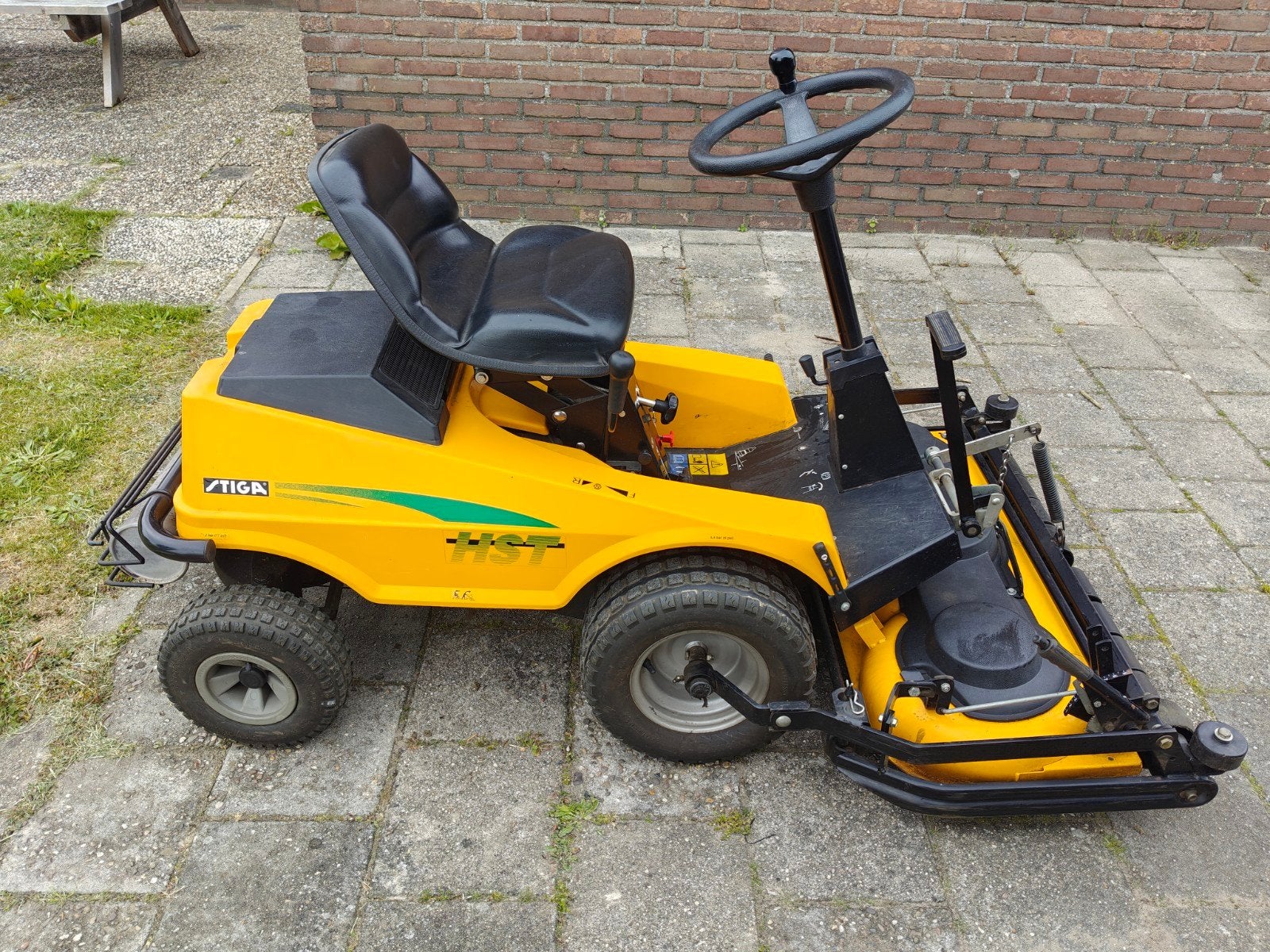 Stiga zitmaaier mrt breed maaidek 105cm, Ophalen of Verzenden, Gebruikt, 50 cm of meer