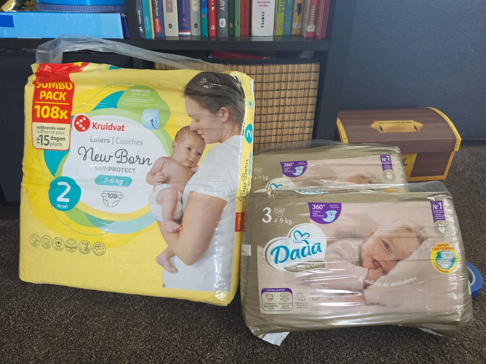 Kruidvat New Born en Dada luiers - Maat 2 en 3, Ophalen, Nieuw, Kruidvat, Dada, Jongetje of Meisje