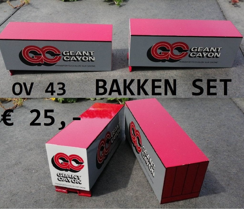 set volume bakken  1 op 50, Ophalen of Verzenden, Nieuw, Bus of Vrachtwagen