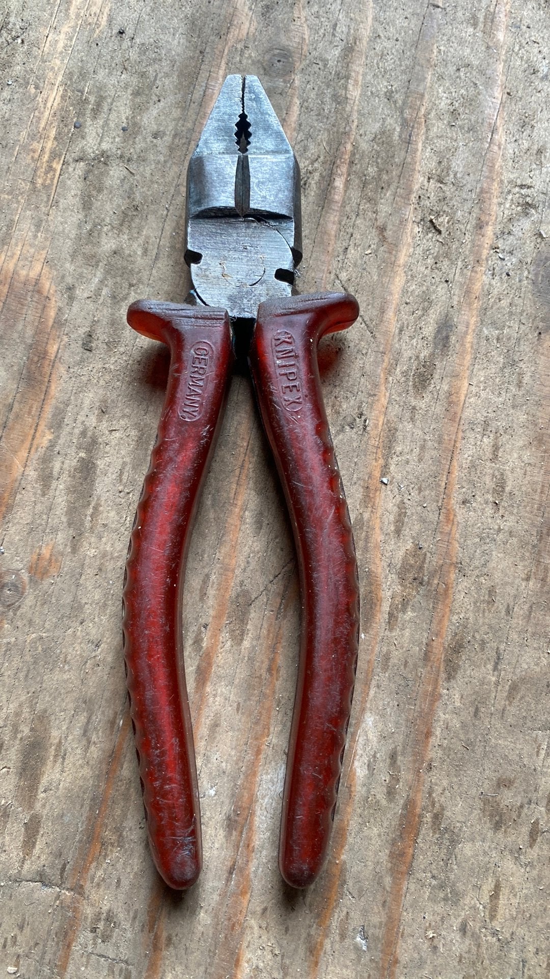 Vintage Knipex combinatietang, Ophalen of Verzenden, Gebruikt, Tang