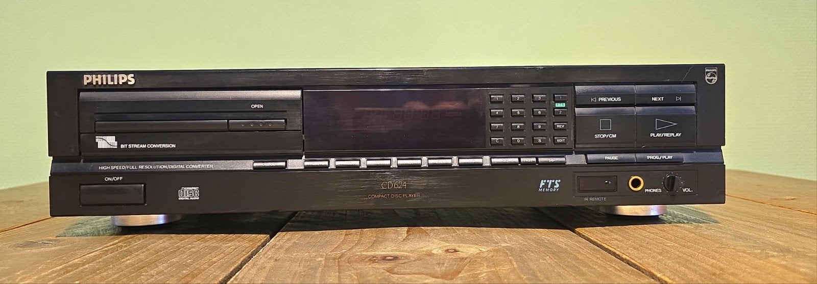 Philips CD624 CD-speler, Ophalen of Verzenden, Zo goed als nieuw, Philips