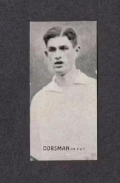 Voetbalplaatje Dorsman HFC Haarlem., Ophalen of Verzenden, Zo goed als nieuw