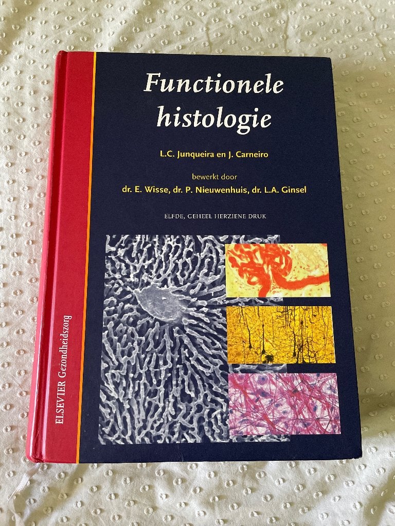 Functionele Histologie, Junqueira, Boeken, Gelezen, Junqueria, Ophalen of Verzenden, WO
