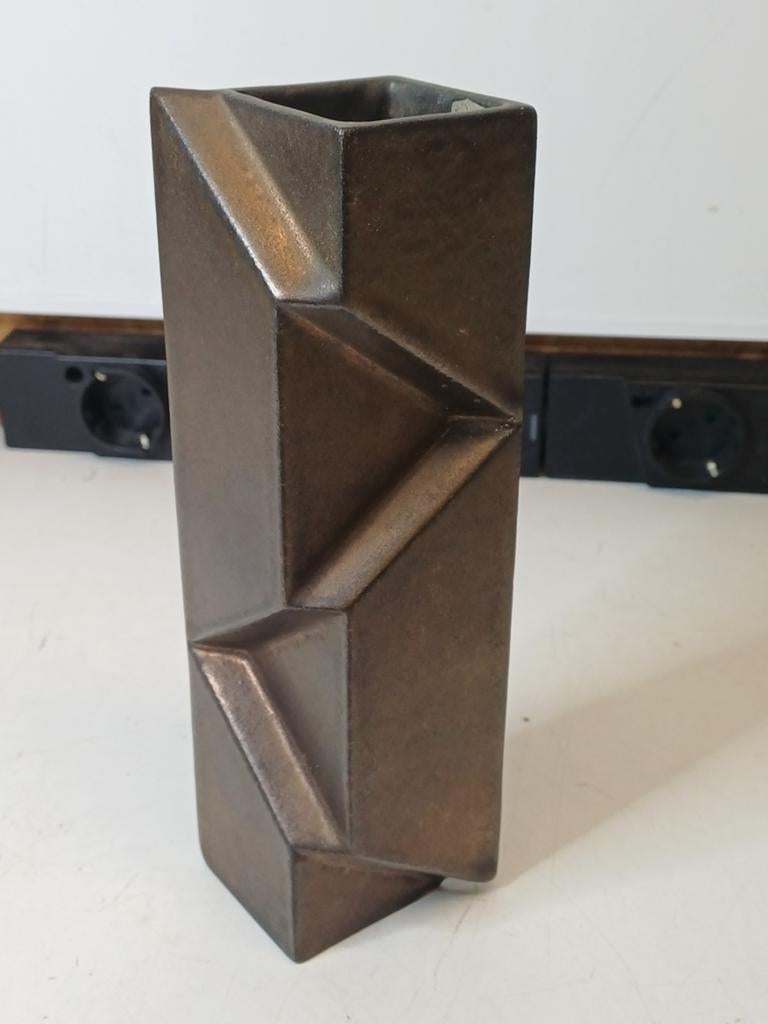 Jan van der Vaart keramische vaas 1979 Makkum, Antiek en Kunst, Ophalen of Verzenden