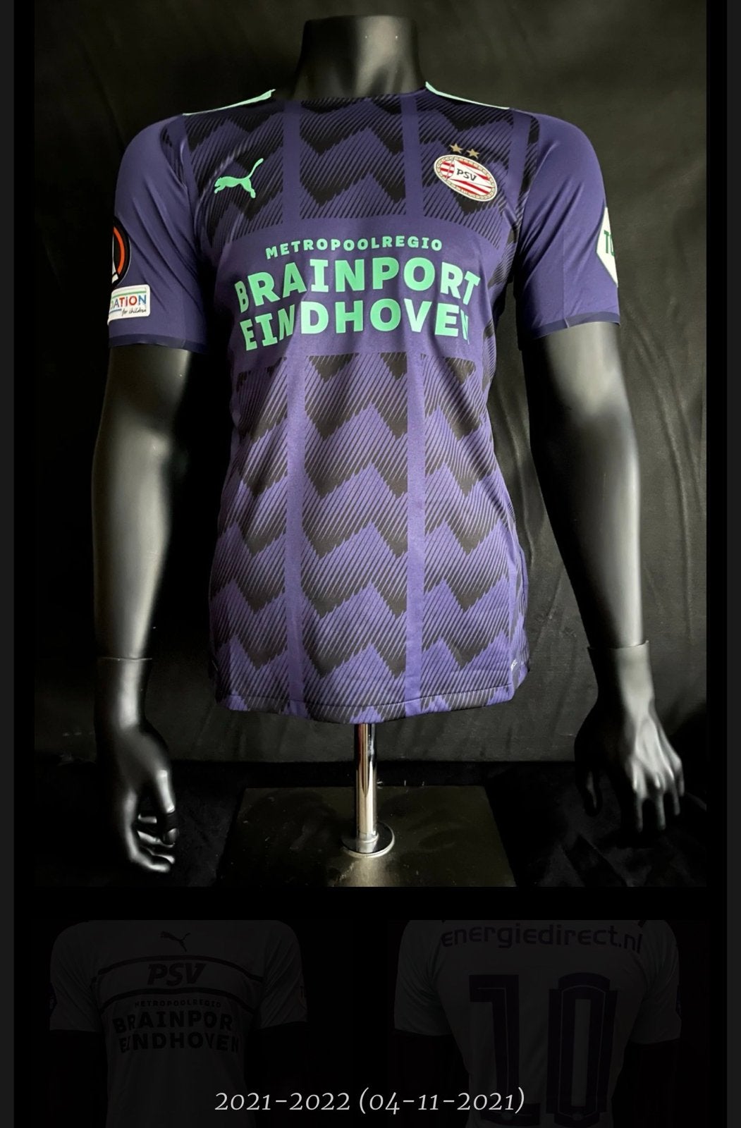 MatchWorn PSV as Monaco Philip Max, Ophalen of Verzenden, Gebruikt, PSV, Shirt