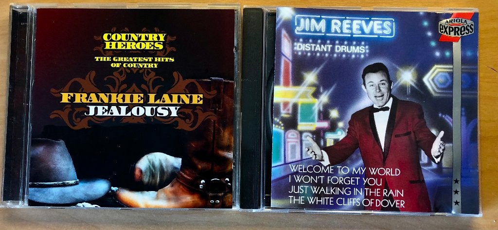2 Country cd's - Frankie Laine/Jim Reeves, Ophalen of Verzenden, Zo goed als nieuw