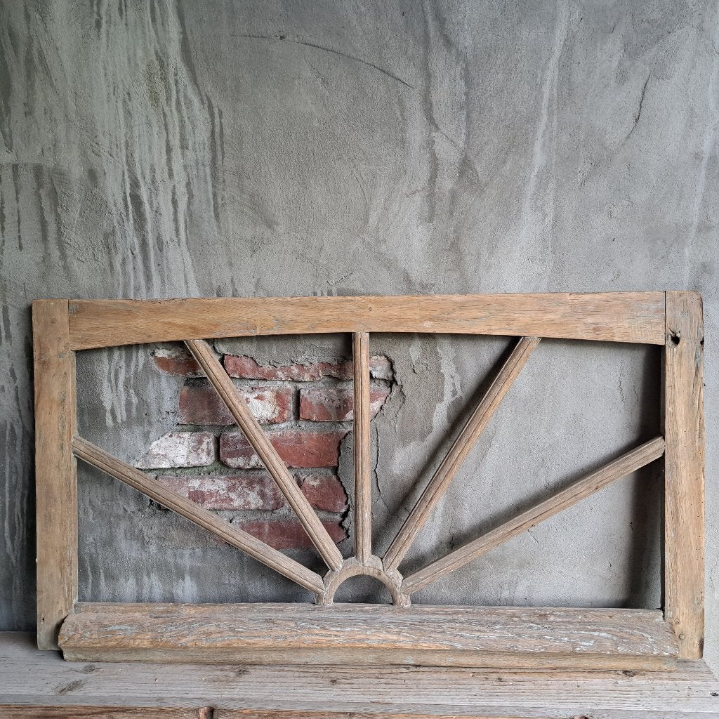 Brocante oud houten raam raamkozijn 97x52cm *Etage3*, Huis en Inrichting, Woonaccessoires | Overige, Gebruikt, ., Ophalen of Verzenden