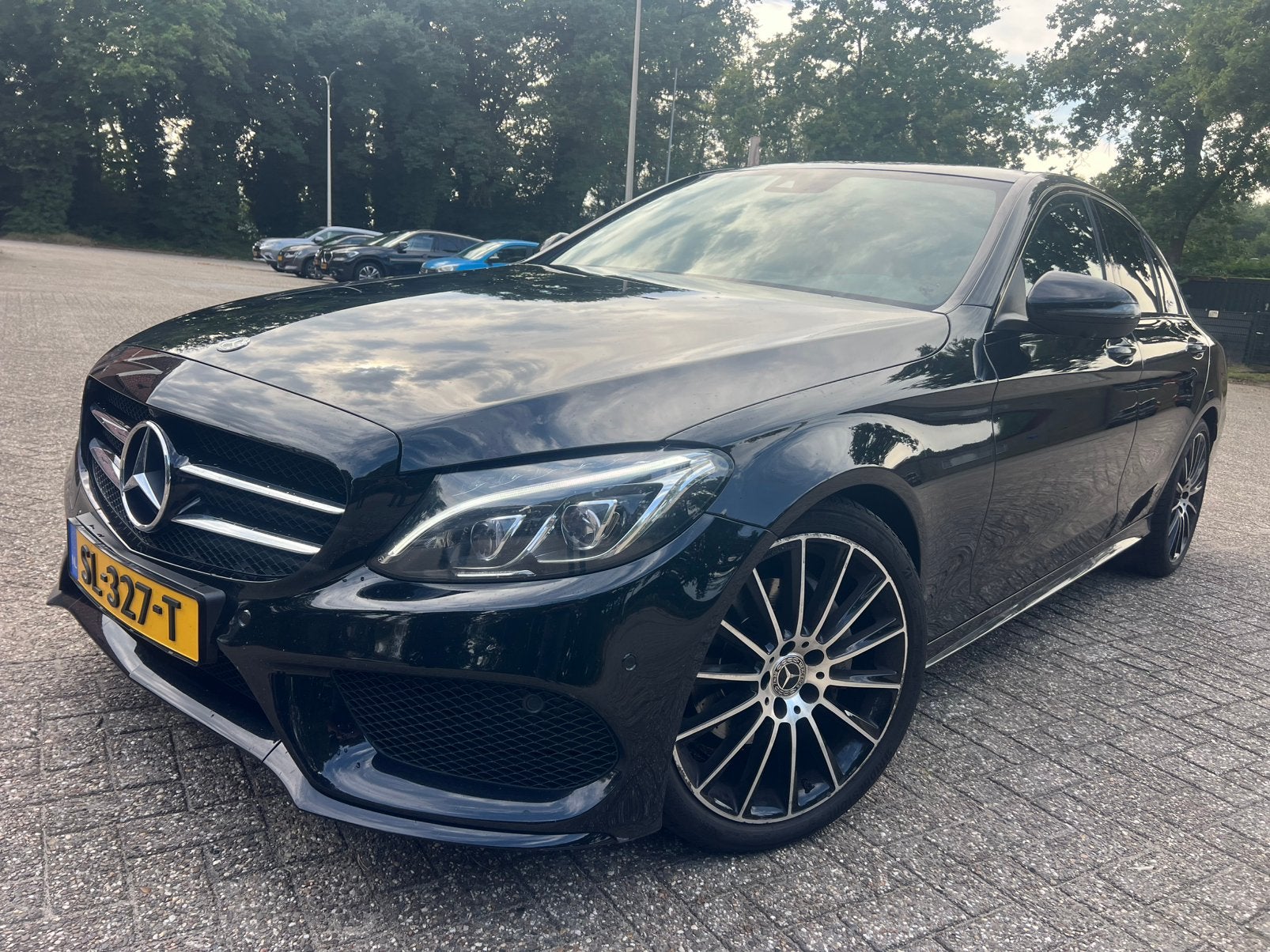Mercedes-Benz C-Klasse C180 CDI 1.6 85KW Aut7 2018 Zwart, Auto's, Automaat, Achterwielaandrijving, Zwart, 4 cilinders