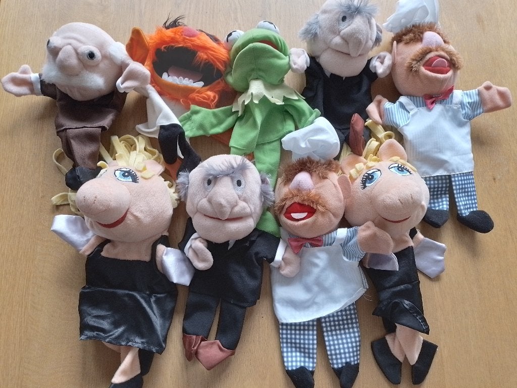 Handpoppen voor poppenkast The Muppets, Ophalen of Verzenden, Gebruikt, Overige typen