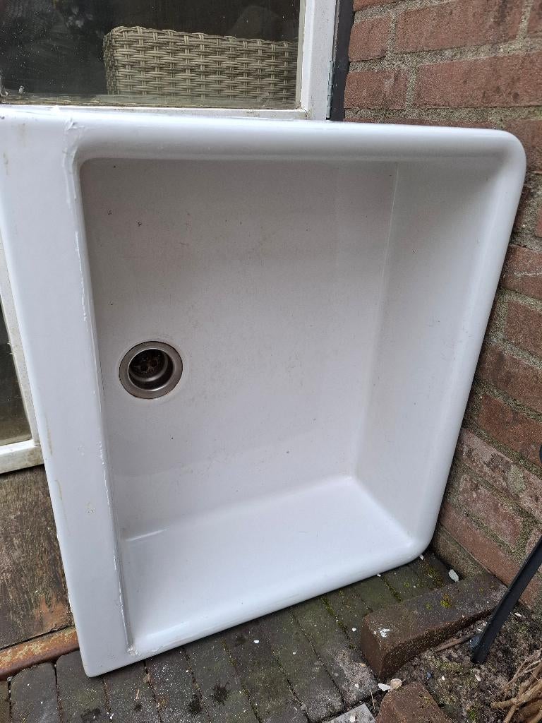 Keramische gootsteen Villeroy en Boch Butler sinks, Ophalen, Gebruikt, Steen, Wastafel