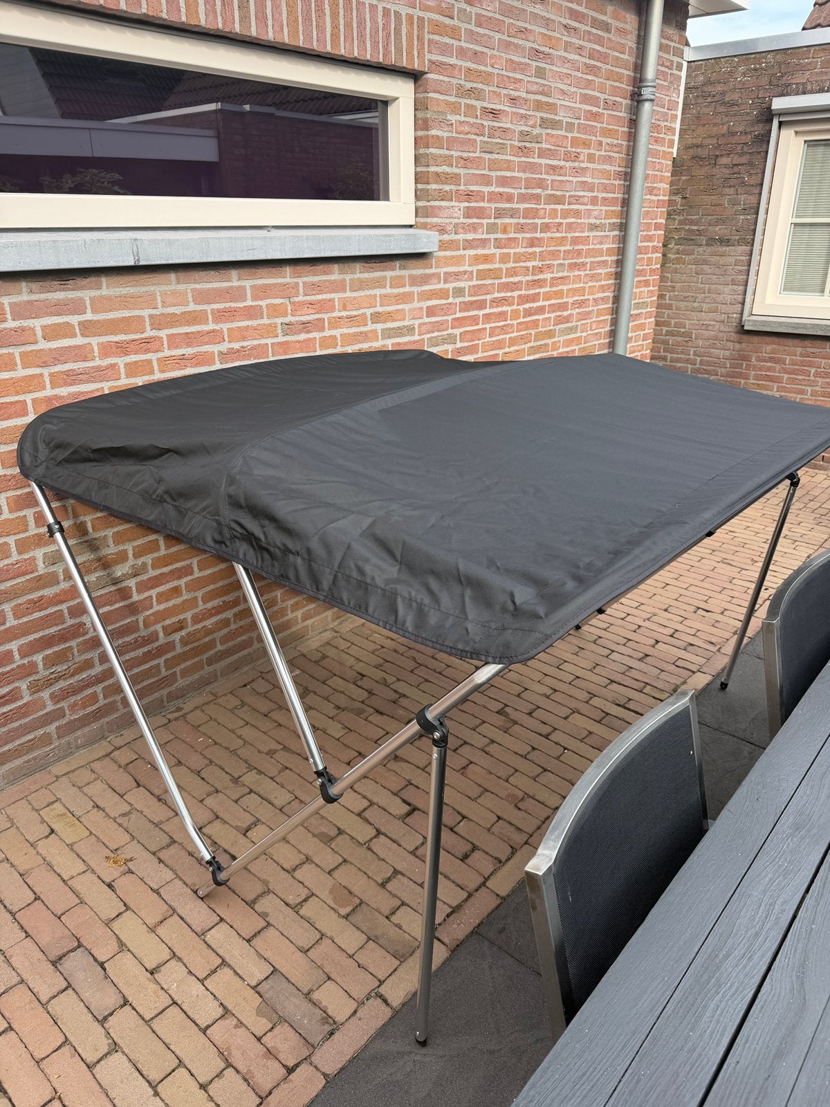 Zwarte biminitop, Watersport en Boten, Ophalen, Nieuw, Overige typen, Motorboot