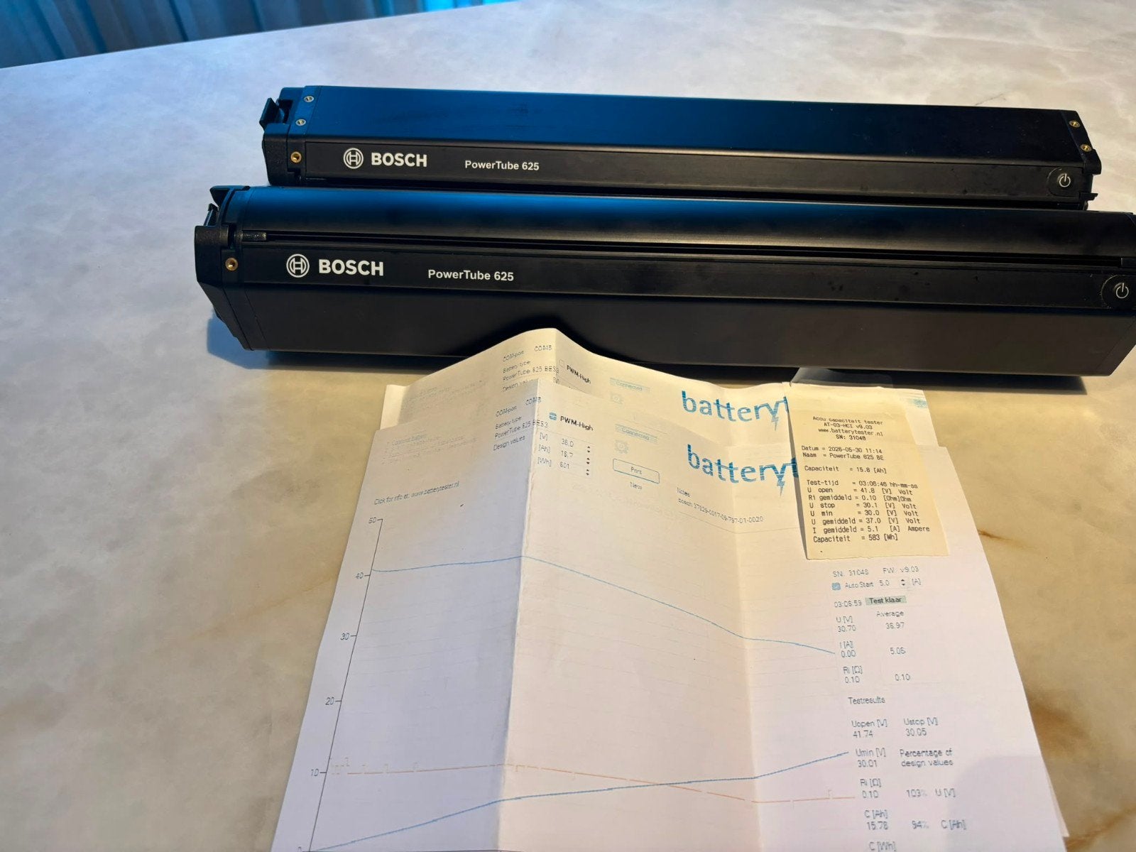 Bosch PowerTube 625Wh accu (horizontaal/verticaal) Smart, Ophalen of Verzenden, Gebruikt