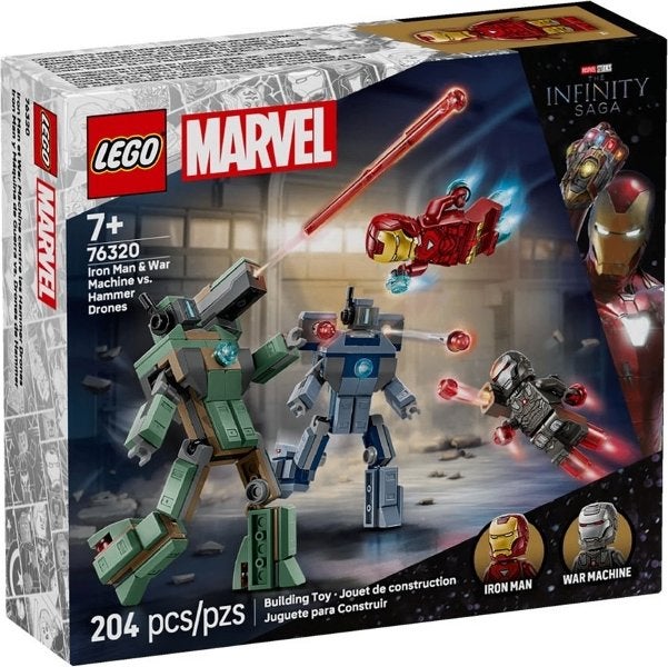 Lego Super Heroes set 76320  Iron Man & War Machine, Marvel, Lego, Nieuw, Ophalen of Verzenden