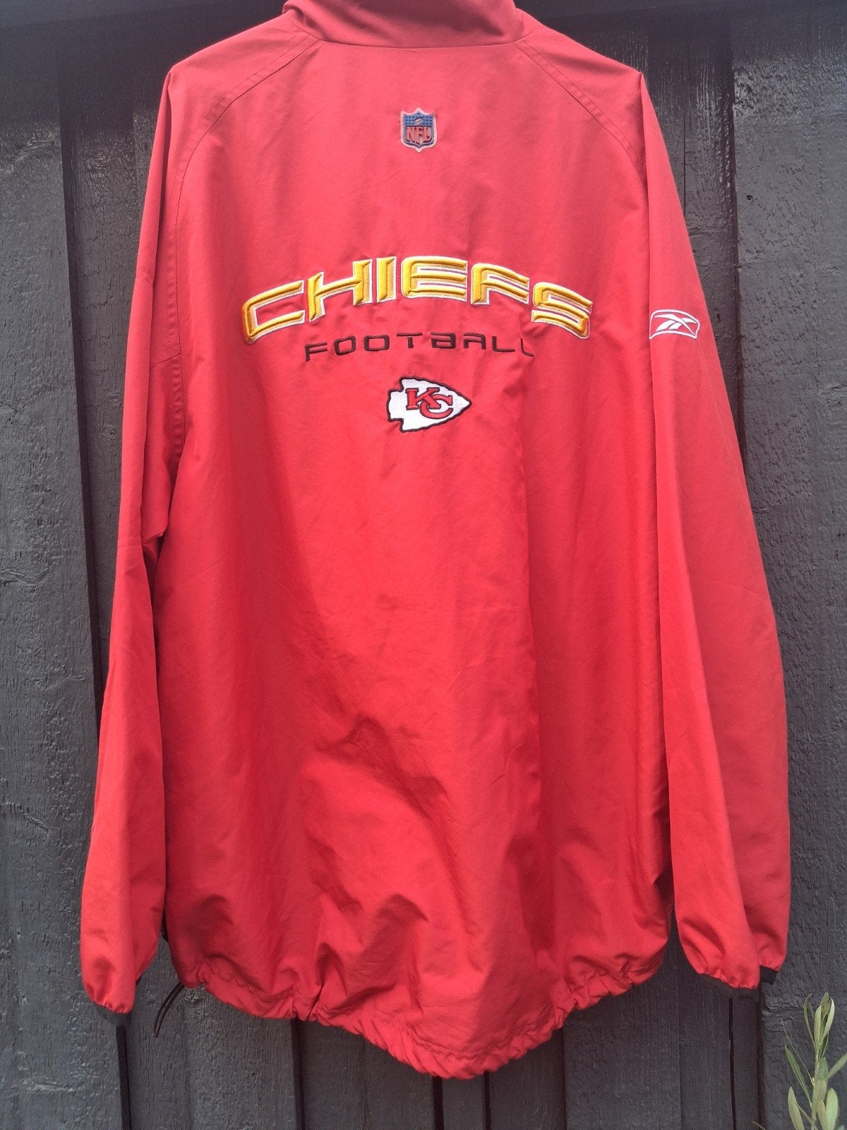 NFL kasas city Chiefs Jas Reebok Large, Kleding | Heren, Ophalen of Verzenden