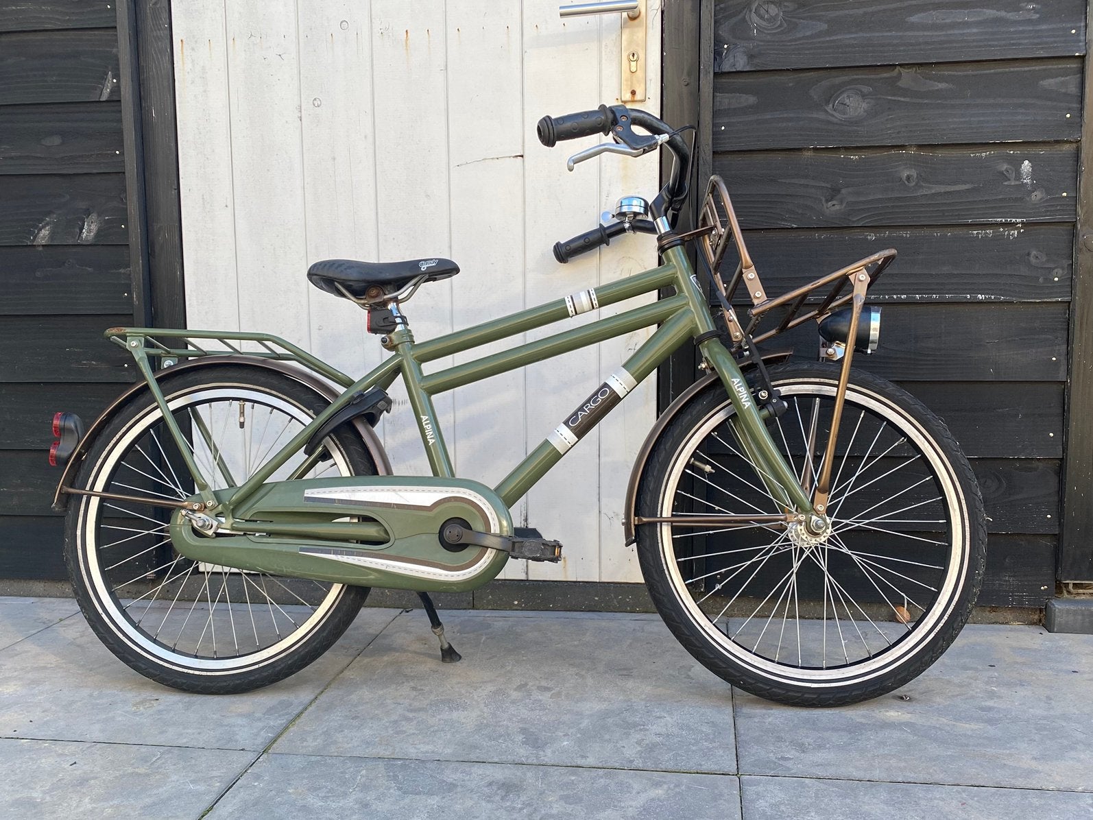 ALPINA CARGO 20 Inch Kinderfiets - Groen, Fietsen en Brommers, Ophalen, Gebruikt, Terugtraprem, 20 inch of meer
