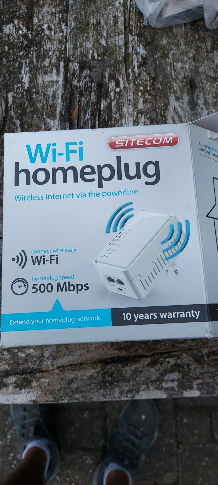 Sitecom Wi-Fi Homeplug 500 Mbps - Nieuw in doos, Ophalen of Verzenden, Nieuw, Router, Sitecom