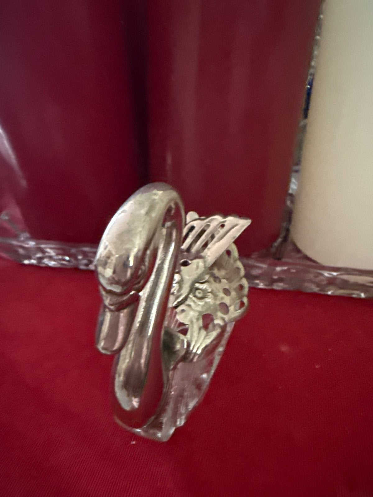 Zilver plated zwaan decoratie, Antiek en Kunst, Antiek | Goud en Zilver, Ophalen of Verzenden, Zilver
