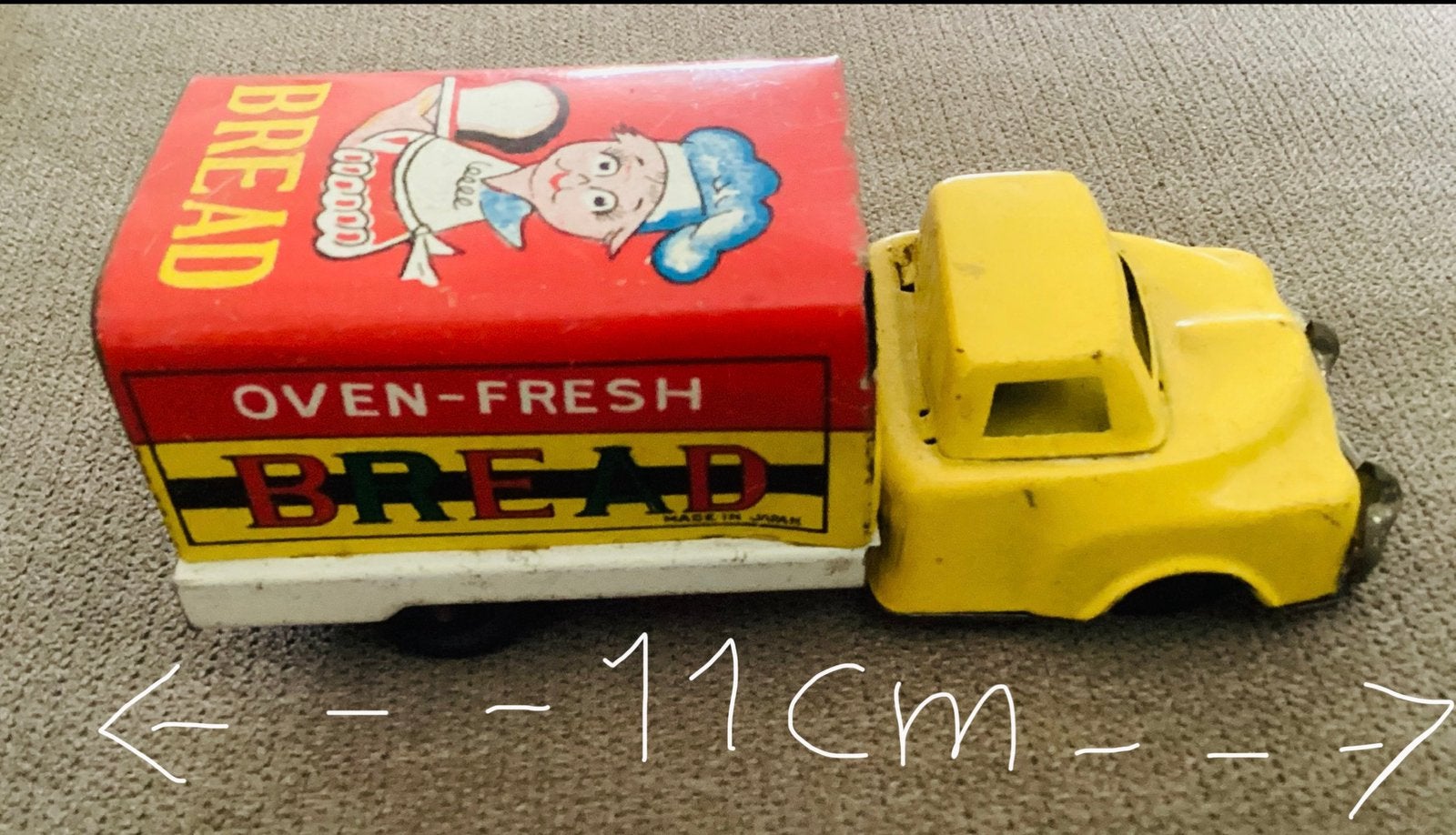 1950s Blikken Litho Oven Fresh Bread truck,Japan,onbespeeld, Ophalen