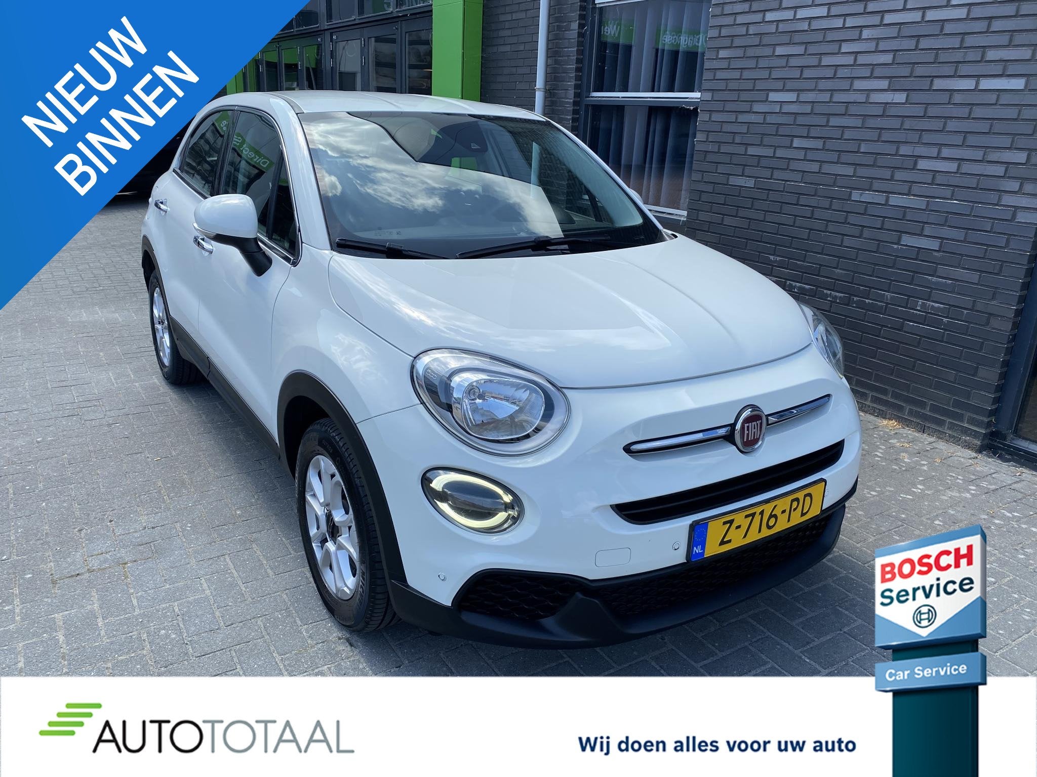 Fiat 500 X 1.0 GSE Urban Opening Edition, Auto's, Fiat, Gebruikt, Wit, Bedrijf, Handgeschakeld