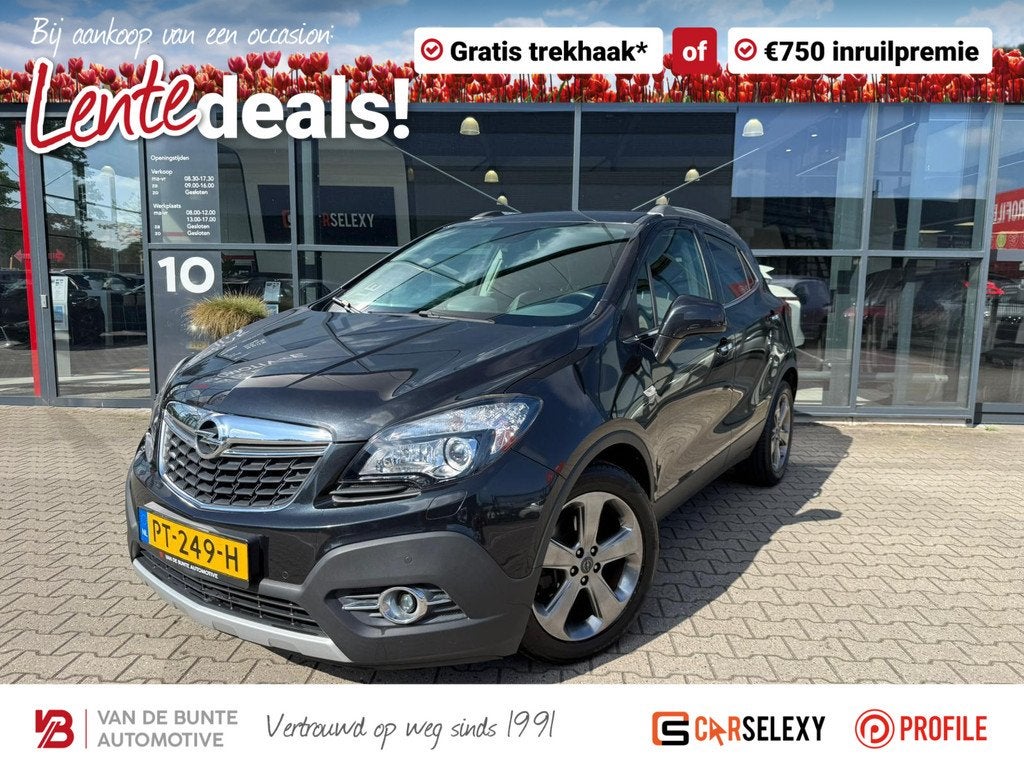 Opel Mokka 1.4 T Cosmo *Trekhaak & Stoelverwarming*, Auto's, Opel, Bedrijf, Te koop, Mokka, ABS, Adaptieve lichten, Airbags, Airconditioning