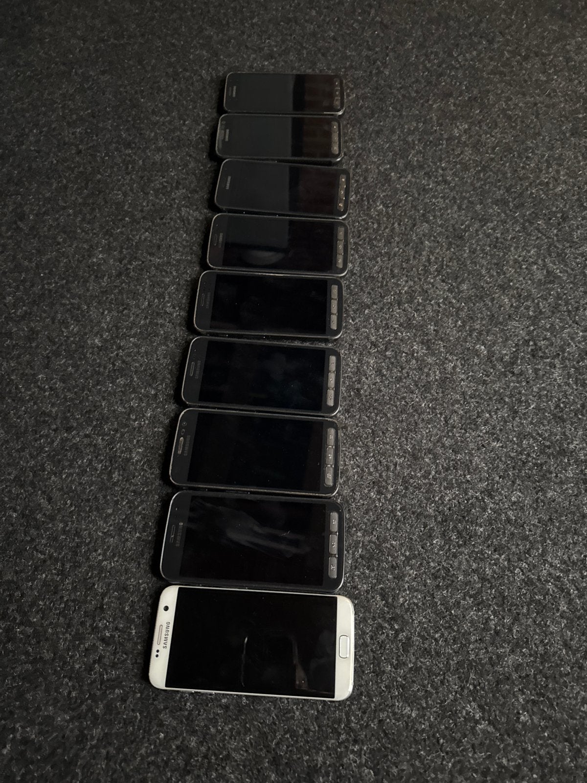 Partij Samsung Galaxy telefoons (9 stuks), Telecommunicatie, Mobiele telefoons | Samsung, Overige modellen, Zwart, Ophalen of Verzenden
