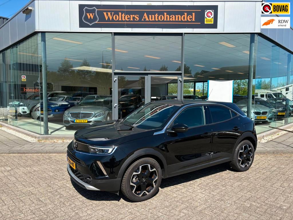 Opel Mokka-e Ultimate 50-kWh 7.4kw bl., 136 pk, Zwart, Mokka-e, Geïmporteerd