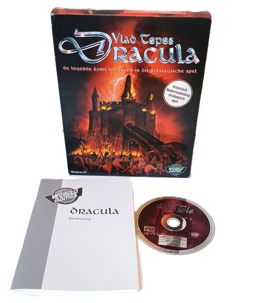 Dracula Vlad Tepes in big box Nederlandstalig, Avontuur en Actie, Gebruikt, 1 speler, Eén computer