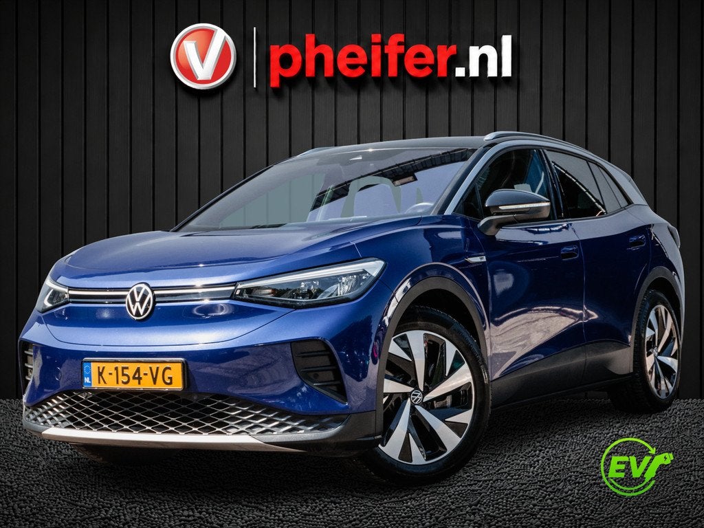 Volkswagen ID.4 Pro 77 kWh SOH 90% Trekhaak/ Camera/ Navigat, Auto's, Volkswagen, Automaat, Achterwielaandrijving, Gebruikt, Zwart