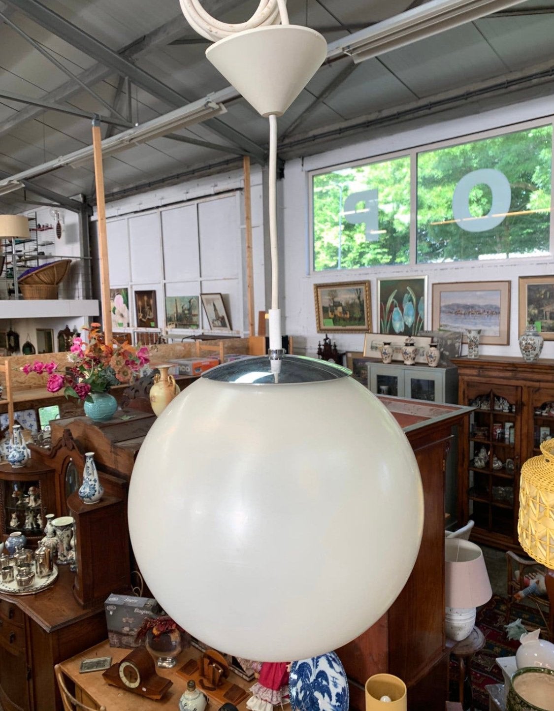 Lamp 2 Space Age Raak Amsterdam Holland kunststof hanglampen, Ophalen of Verzenden